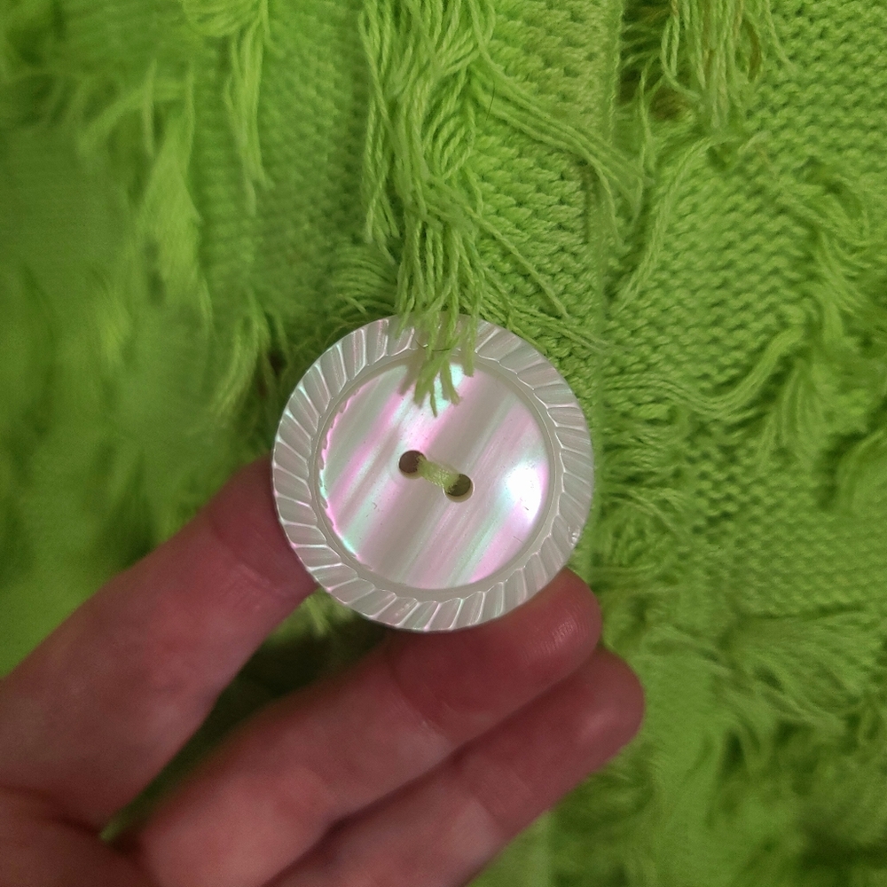 Willow lime green medium sweater - Picture 4 of 7